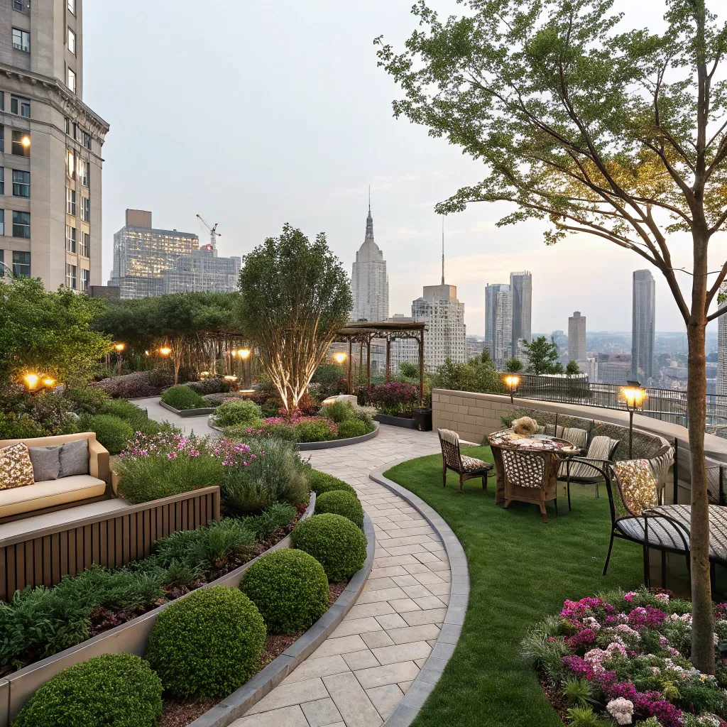 Rooftop Garden Design Concept
